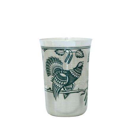 СЕРЕБРЯНАЯ СТОПКА "ГЛУХАРЬ" АРТ. 40050052Е05 – СЕВЕРНАЯ ЧЕРНЬ