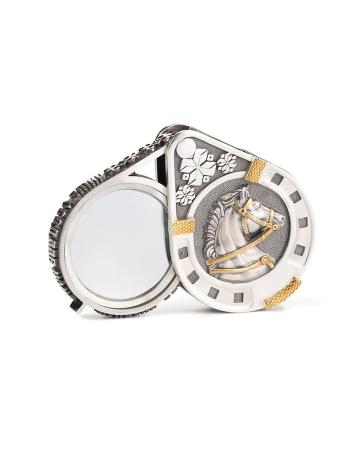 СЕРЕБРЯНОЕ УВЕЛИЧИТЕЛЬНОЕ СТЕКЛО "ПОДКОВА УДАЧИ" – АЛЬТМАСТЕР