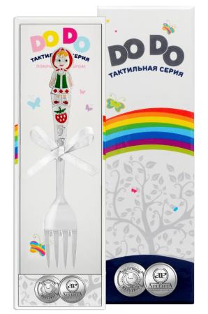 ДЕТСКАЯ ВИЛКА "МАША" С ЦВЕТНОЙ ЭМАЛЬЮ – КОЛЬЧУГИНСКИЙ МЕЛЬХИОР