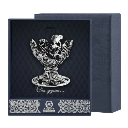 ПОДСТАВКА ПОД ЯЙЦО "РОЗАЛИЯ" – АРГЕНТА