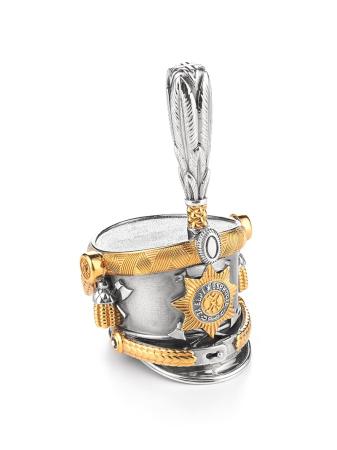 СЕРЕБРЯНАЯ РЮМКА "ГУСАРСКИЙ КИВЕР" (БОЛЬШАЯ) – АЛЬТМАСТЕР