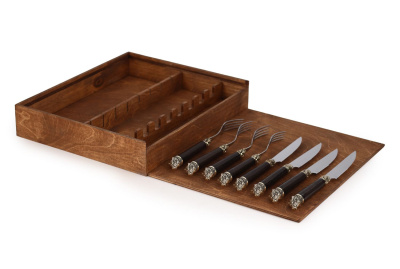 СТЕЙКОВЫЙ НАБОР "ОХОТА" (КАБАН) НА 4 ПЕРСОНЫ