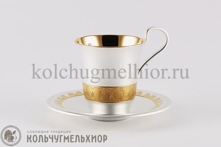 КОФЕЙНАЯ ЧАШКА С БЛЮДЦЕМ "№11" – МСТЕРСКИЙ ЮВЕЛИР