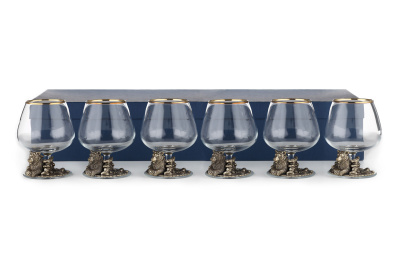 БОКАЛ ДЛЯ КОНЬЯКА "МЕДВЕДЬ VIP" CLASSIC 6 ШТ