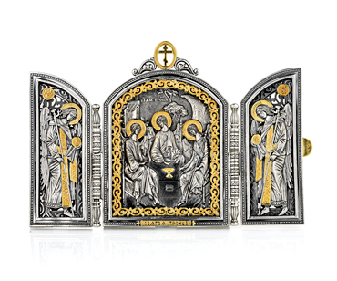 СКЛАДЕНЬ "СВЯТАЯ ТРОИЦА" С ПОЗОЛОТОЙ – АЛЬТМАСТЕР