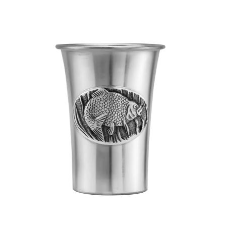 СТОПКА "ЛЕЩ" ПОСЕРЕБРЕННАЯ С ЧЕРНЕНИЕМ – КОЛЬЧУГИНСКИЙ МЕЛЬХИОР