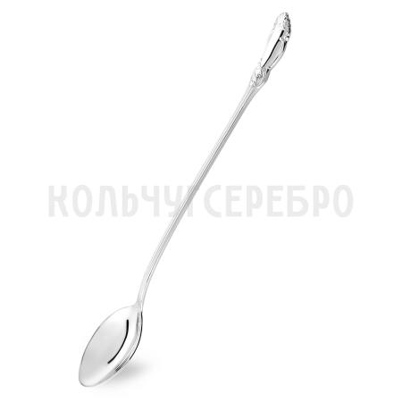 СЕРЕБРЯНАЯ ЛОЖКА ДЛЯ РАЗМЕШИВАНИЯ КОФЕ "СЕРЕБРЯНАЯ РОЗА" – АРГЕНТА