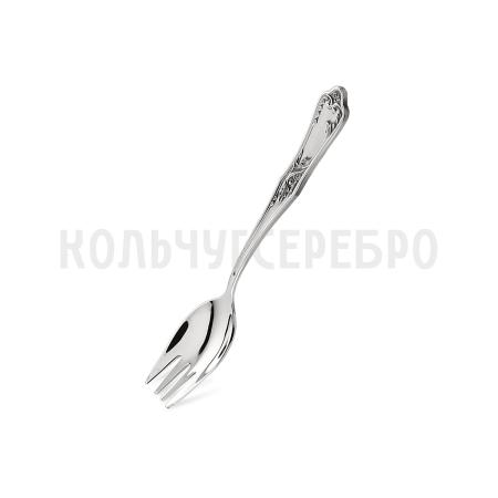 СЕРЕБРЯНАЯ ВИЛКА ДЛЯ ПИРОЖНОГО "КЛАССИКА" (№10) - МСТЕРСКИЙ ЮВЕЛИР