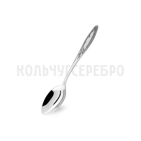 ЧАЙНАЯ ЛОЖКА ИЗ МЕЛЬХИОРА "ПЛАМЯ" С ЧЕРНЕНИЕМ – КОЛЬЧУГИНСКИЙ МЕЛЬХИОР