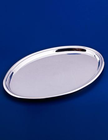 СЕРЕБРЯНЫЙ ПОДНОС "№11" БЕЗ РУЧЕК – МСТЁРСКИЙ ЮВЕЛИР