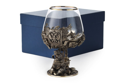 БОКАЛ ДЛЯ КОНЬЯКА "НАРОДНЫЙ" ЛАТУННЫЙ