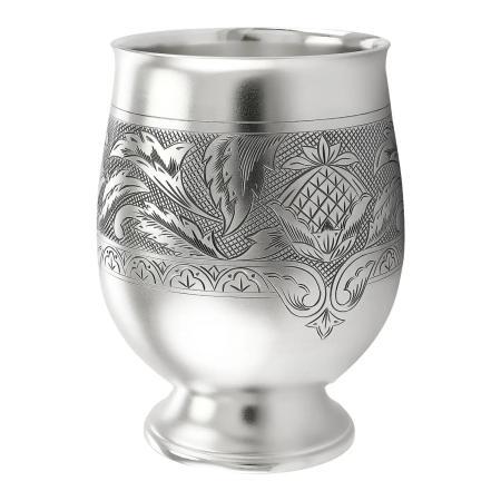 СЕРЕБРЯНЫЙ СТАКАН "РИВЬЕРА" 170 МЛ. – МСТЁРСКИЙ ЮВЕЛИР
