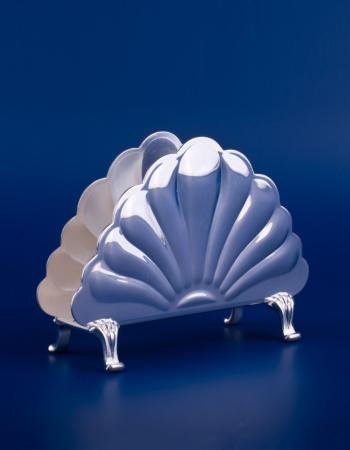 СЕРЕБРЯНАЯ САЛФЕТНИЦА "№4" – МСТЁРСКИЙ ЮВЕЛИР