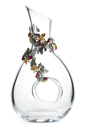 СЕРЕБРЯНАЯ ВАЗА ДЛЯ ЦВЕТОВ "ЗЕМЛЯНИКА" – АЛЬТМАСТЕР