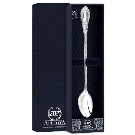 СЕРЕБРЯНАЯ ЛОЖКА ДЛЯ НАПИТКОВ "ФАМИЛЬНАЯ" – АРГЕНТА