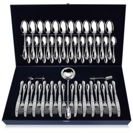 Серебряные столовые приборы купить в Москве СЕРЕБРЯНЫЙ СТОЛОВЫЙ НАБОР "ПРЕСТИЖ" (51 ПРЕДМЕТ) – АРГЕНТА