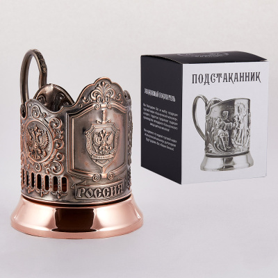 ПОДСТАКАННИК "ФСБ" МЕДНЫЙ – КОЛЬЧУГИНСКИЙ МЕЛЬХИОР