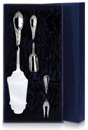 СЕРЕБРЯНЫЙ ЧАЙНЫЙ НАБОР "ПРЕСТИЖ" (3 ПРЕДМЕТА) – АРГЕНТА