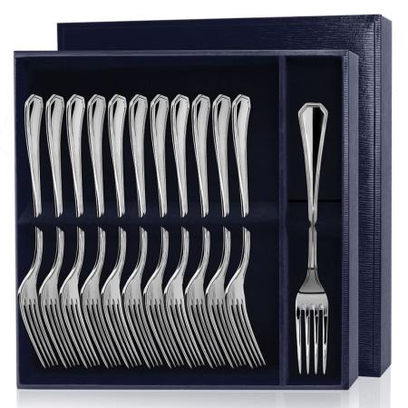 СТОЛОВЫЙ НАБОР ИЗ СЕРЕБРА "ЭЛЕГАНТ" (12 ВИЛОК) – АРГЕНТА