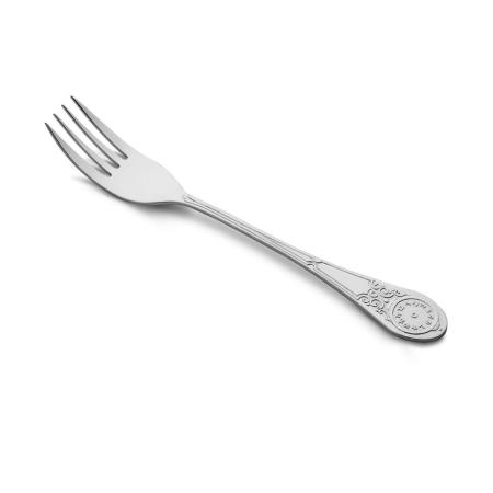 СЕРЕБРЯНАЯ ДЕТСКАЯ ВИЛКА 42003 – РУССКИЕ САМОЦВЕТЫ