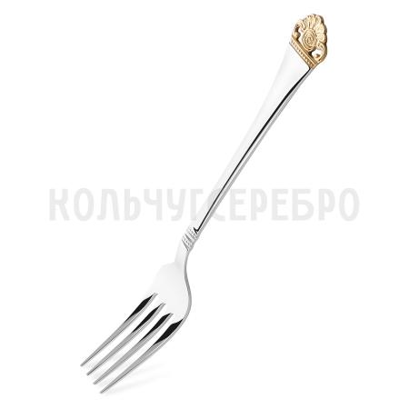 СТОЛОВАЯ ВИЛКА ИЗ СЕРЕБРА "АФИНА" С ПОЗОЛОТОЙ – АРГЕНТА