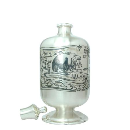 СЕРЕБРЯНЫЙ ГРАФИН (0,6 ЛИТРА) АРТ. 40390003М05 – СЕВЕРНАЯ ЧЕРНЬ