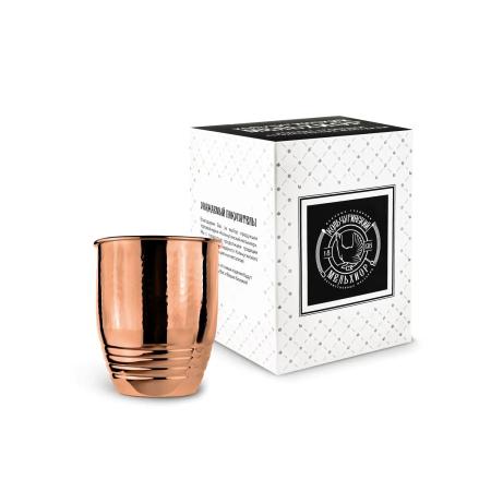 СТАКАН МЕДНЫЙ КОВАННЫЙ (0,2 ЛИТРА) – КОЛЬЧУГИНСКИЙ МЕЛЬХИОР