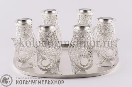 КОНЬЯЧНЫЙ НАБОР "РЫБКИ" – МСТЕРСКИЙ ЮВЕЛИР