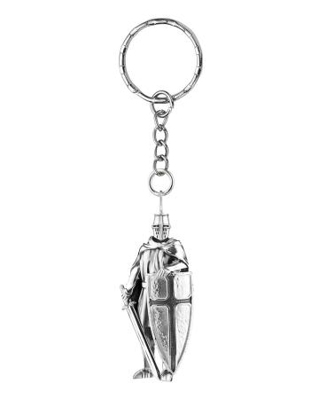 Столовое серебро купить в Москве СЕРЕБРЯНЫЙ БРЕЛОК "РЫЦАРЬ" – АЛЬТМАСТЕР