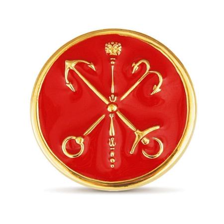 СЕРЕБРЯНЫЙ ЗНАЧОК 77998 – РУССКИЕ САМОЦВЕТЫ