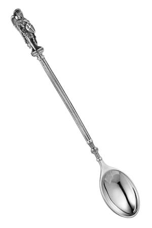 СЕРЕБРЯНАЯ ДЕСЕРТНАЯ ЛОЖКА "ПОКРОВИТЕЛЬ" - АЛЬТМАСТЕР