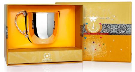 ДЕТСКАЯ СЕРЕБРЯНАЯ КРУЖКА "ГЛАДКАЯ" – АРГЕНТА