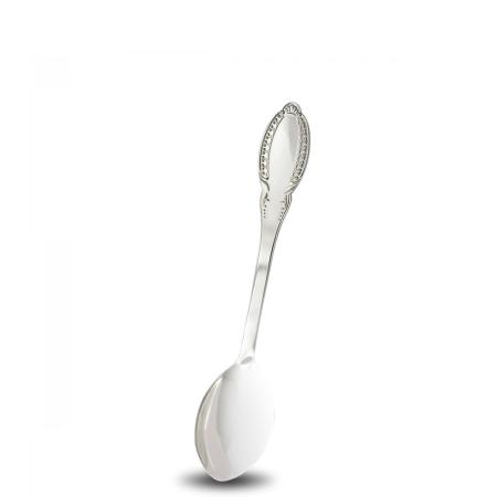 СЕРЕБРЯНАЯ КОФЕЙНАЯ ЛОЖКА "ЗАСТОЛЬНАЯ" - СЕВЕРНАЯ ЧЕРНЬ