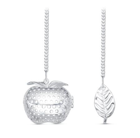 СЕРЕБРЯНОЕ СИТЕЧКО ДЛЯ ЧАЯ "ЯБЛОКО" – КРАСНАЯ ПРЕСНЯ