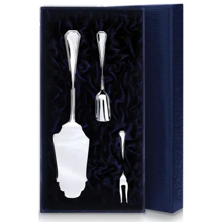 ЧАЙНЫЙ НАБОР ИЗ СЕРЕБРА "ЭЛЕГАНТ" (3 ПРЕДМЕТА) – АРГЕНТА