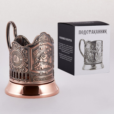 ПОДСТАКАННИК "БАННЫЙ" МЕДНЫЙ – КОЛЬЧУГИНСКИЙ МЕЛЬХИОР