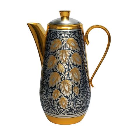 СЕРЕБРЯНЫЙ КОФЕЙНИК С ЧЕРНЕНИЕМ И ПОЗОЛОТОЙ "40410001А06" – СЕВЕРНАЯ ЧЕРНЬ