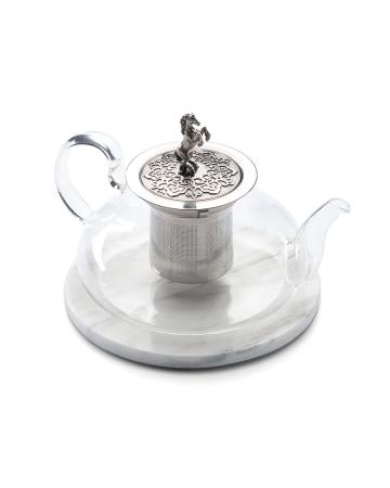 СЕРЕБРЯНЫЙ ЧАЙНИК "ГАРЦУЮЩИЙ КОНЬ" – АЛЬТМАСТЕР