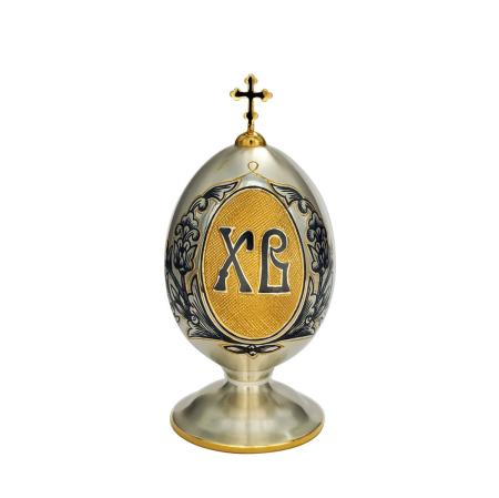 СЕРЕБРЯНОЕ ЯЙЦО ПАСХАЛЬНОЕ АРТ. 50250001А06 – СЕВЕРНАЯ ЧЕРНЬ