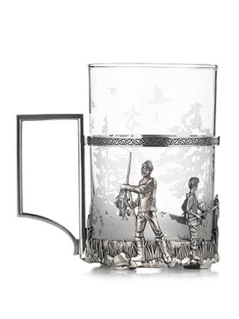 СЕРЕБРЯНЫЙ ПОДСТАКАННИК "РЫБАЛКА" – АЛЬТМАСТЕР