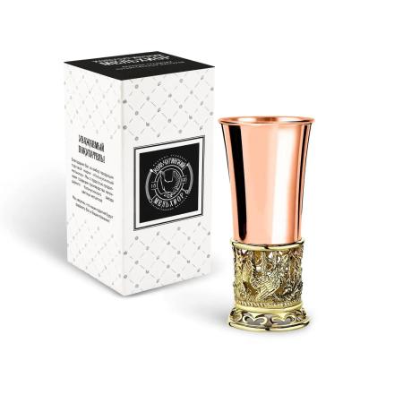 СТОПКА "ГЛУХАРИ" МЕДЬ-ЛАТУНЬ – КОЛЬЧУГИНСКИЙ МЕЛЬХИОР