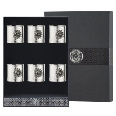 НАБОР "РОМАШКА" (6 КОЛЕЦ ДЛЯ САЛФЕТОК) ПОС. – КОЛЬЧУГИНСКИЙ МЕЛЬХИОР