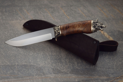 НОЖ "ХВОЙНЫЙ ЛЕС-ВОЛК"