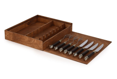 СТЕЙКОВЫЙ НАБОР "ОХОТА" (КАБАН, ЛОСЬ) НА 4 ПЕРСОНЫ