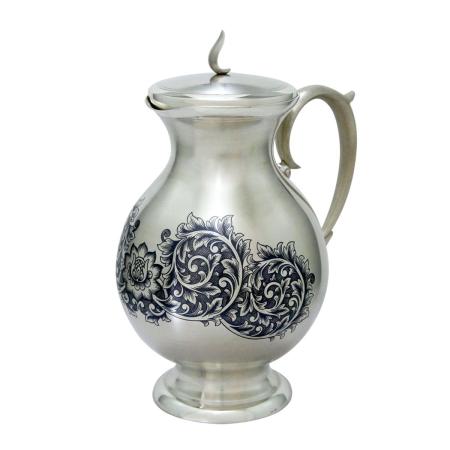 СЕРЕБРЯНЫЙ КУВШИН "МАРКИЗ" (1,1 ЛИТРА) 40350027А05 – СЕВЕРНАЯ ЧЕРНЬ