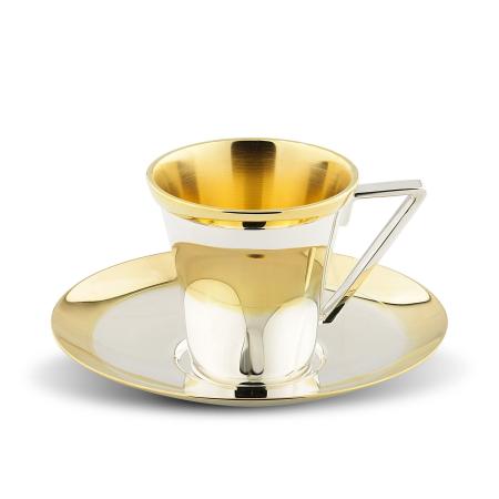 СЕРЕБРЯНЫЙ КОФЕЙНЫЙ НАБОР 26601 – РУССКИЕ САМОЦВЕТЫ