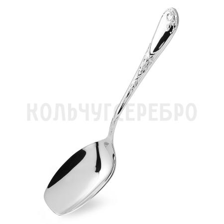 СЕРЕБРЯНАЯ ЛОЖКА ДЛЯ САЛАТА "ИРИСЫ" М-22 – ПАВЛОВСКИЙ ЗАВОД