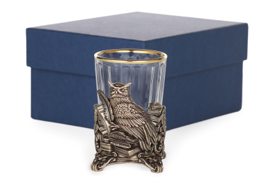 СТОПКА "МУДРОМУ РУКОВОДИТЕЛЮ" ЛАТУННАЯ