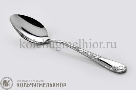 СТОЛОВАЯ ЛОЖКА ИЗ НЕРЖАВЕЮЩЕЙ СТАЛИ "ИРИСЫ" М22