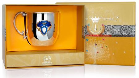 ДЕТСКАЯ СЕРЕБРЯНАЯ КРУЖКА "ПРИНЦ" КД – АРГЕНТА